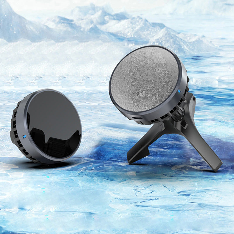 Fan cooling magnetic wireless car charger