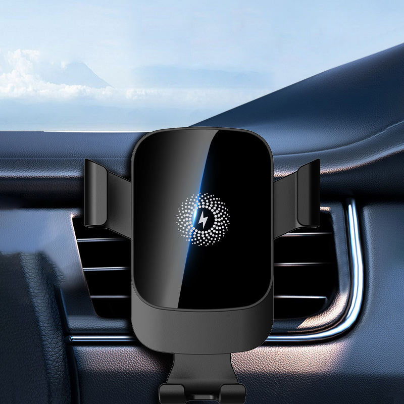 Triangle locking magnetic wireless car charger