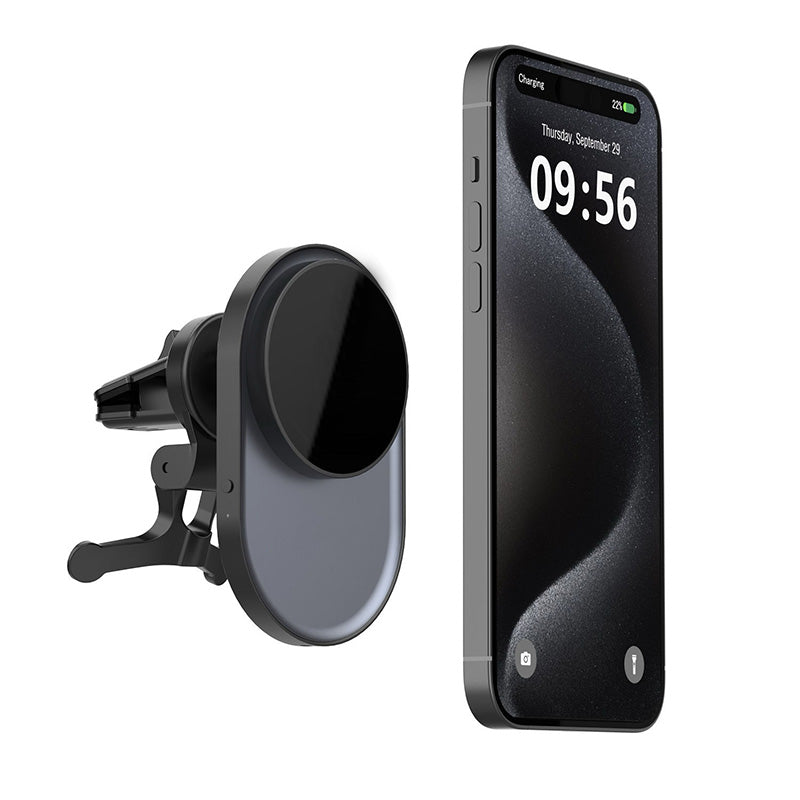 Adjustable angle 15w fast magnetic car charger