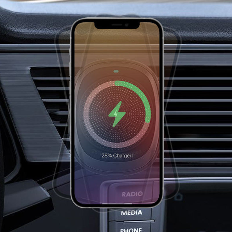 Smart cooling magnetic wireless car charger