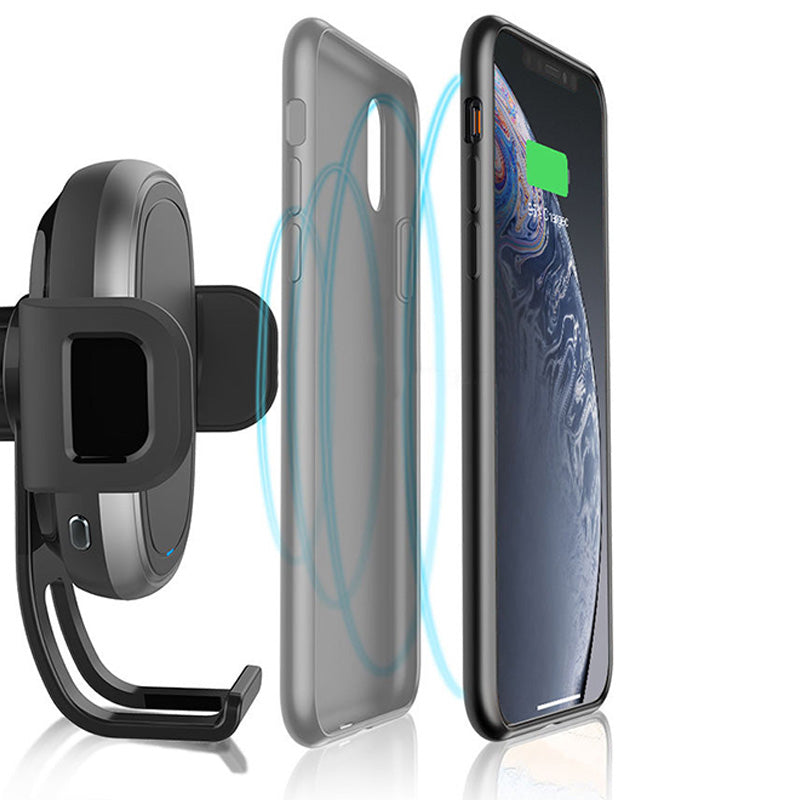 Automatic clamping fast charging car charger