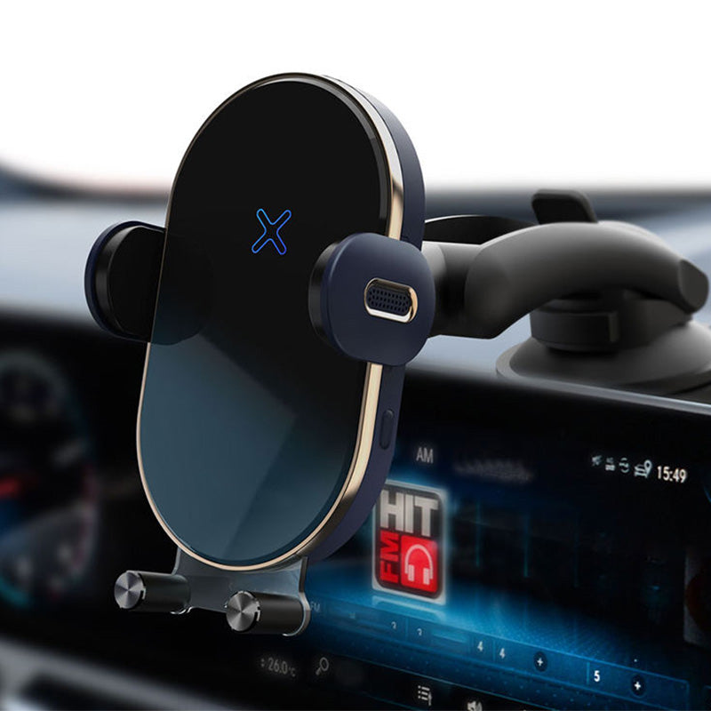 Smart induction wireless fast charging car charger