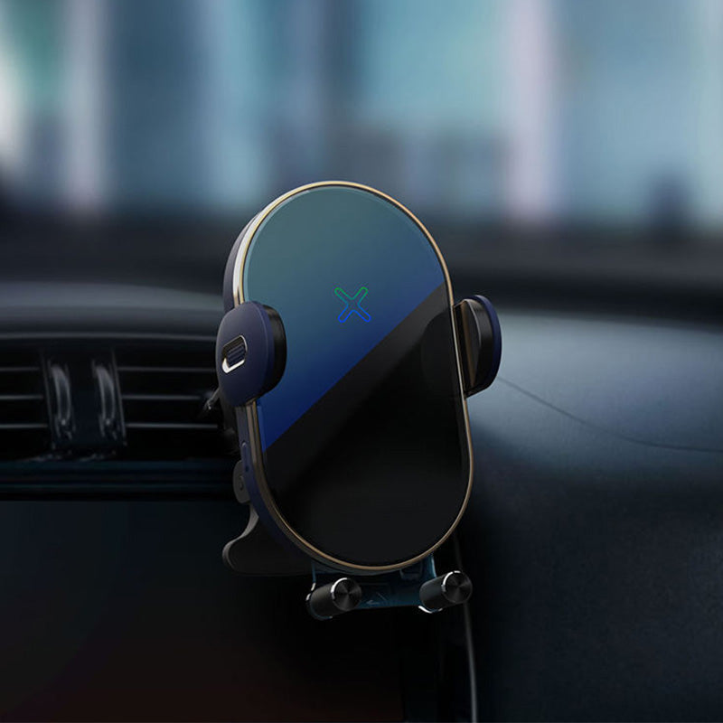 Smart induction wireless fast charging car charger