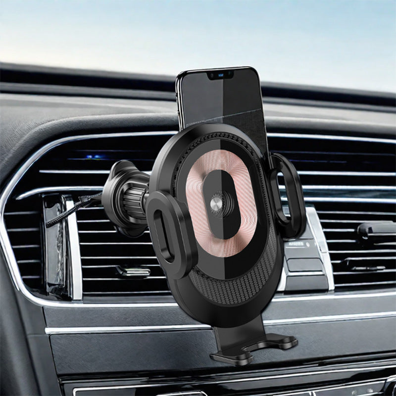 Adjustable bracket wireless car charger