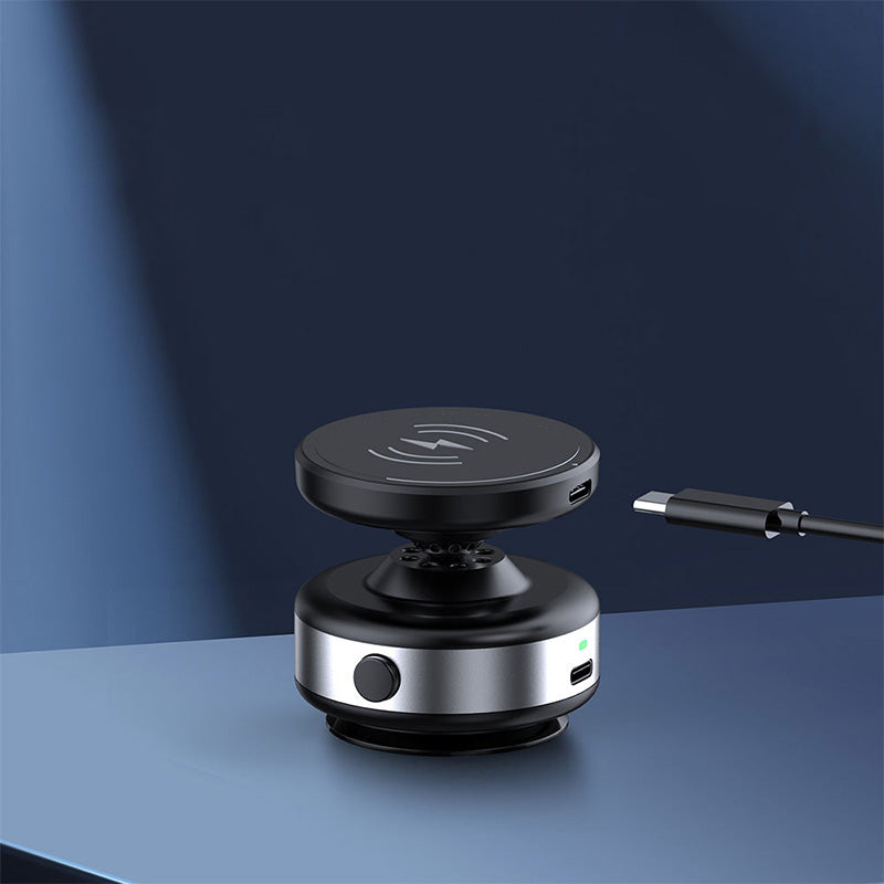 Electric vacuum suction cup 360 degree rotating car charger