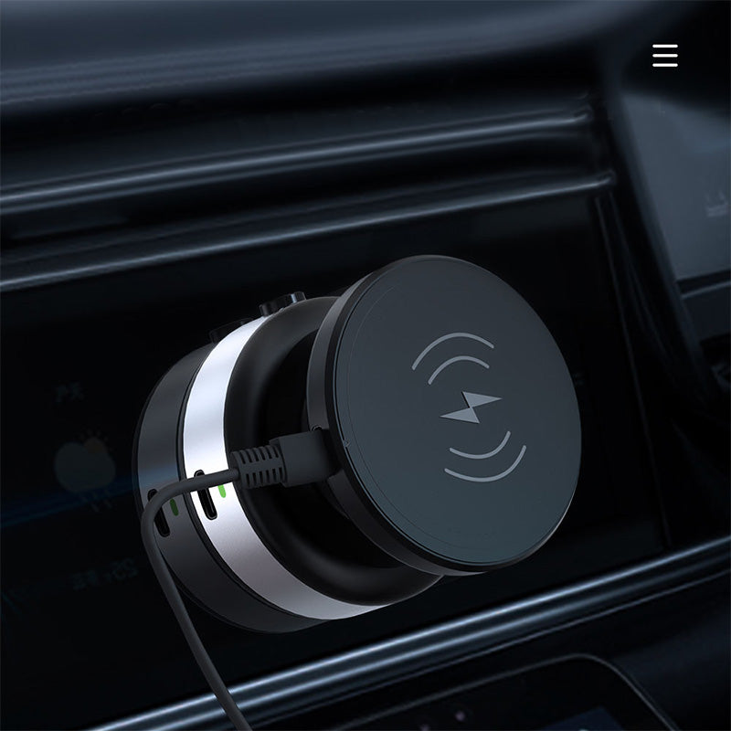 Electric vacuum suction cup 360 degree rotating car charger