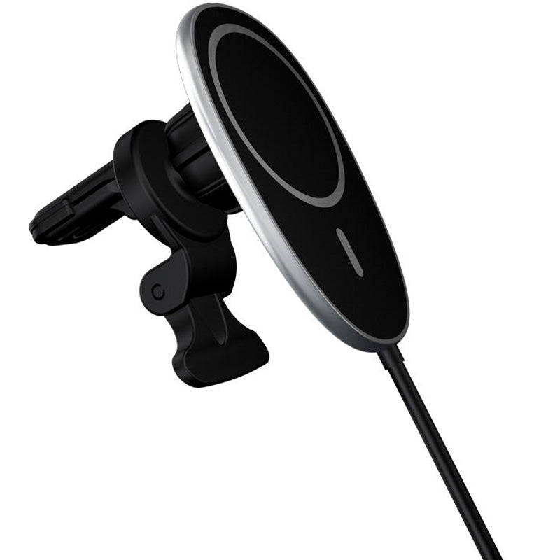 Small portable magnetic wireless car charger