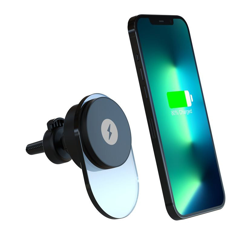 Magnetic wireless multi-protection car charger