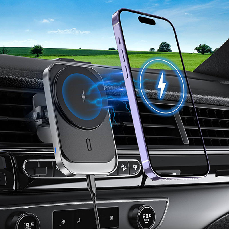 Sturdy and stable strong air vent clamp car charger