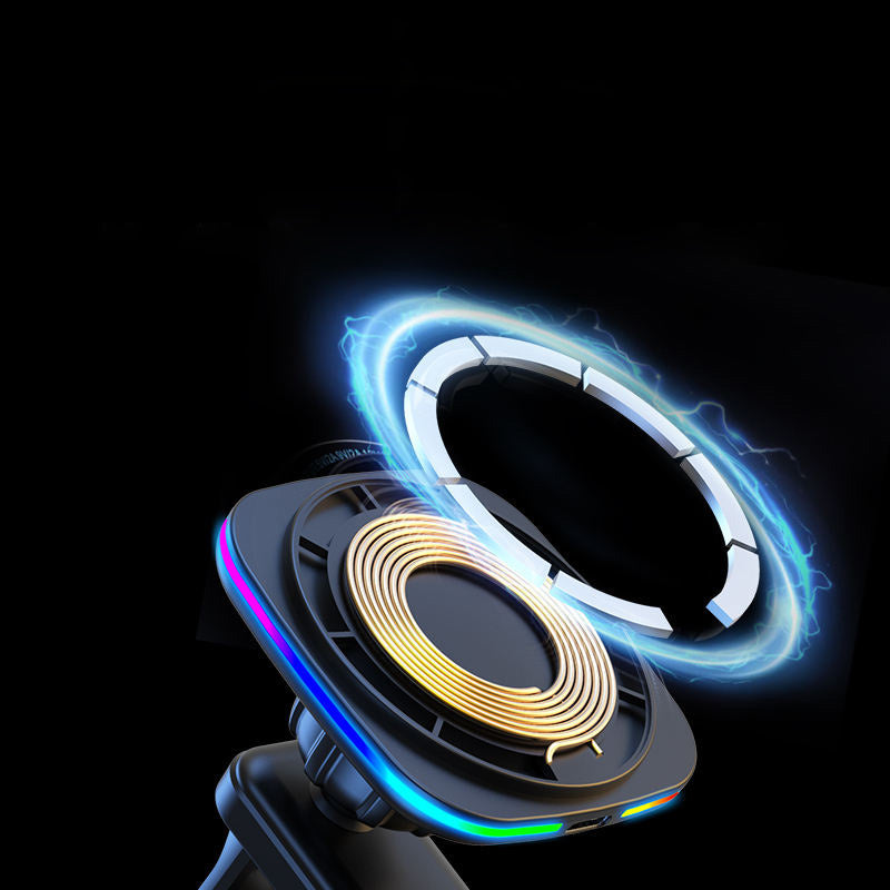 Magnetic wireless fast charging car charger