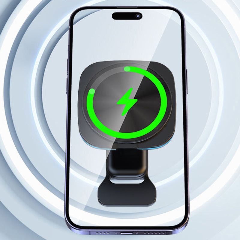 Magnetic wireless fast charging car charger