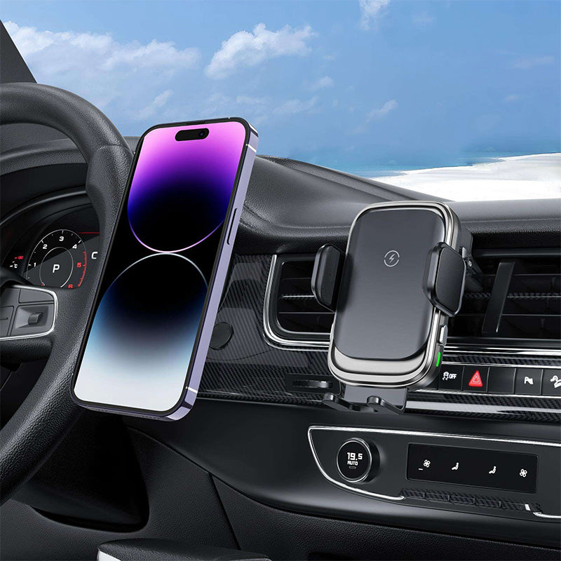 Automatic sensor wireless phone holder car charger
