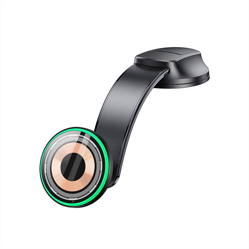 Bendable metal arm magnetic wireless car charger