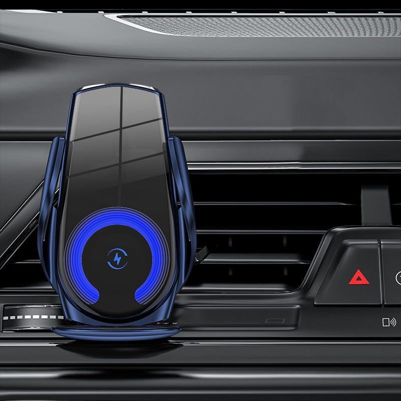 Automatic induction clamping wireless car charger