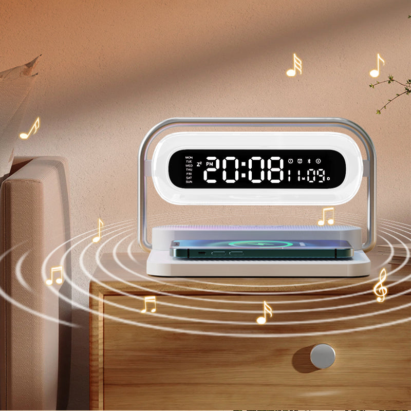 Multi-function time display Bluetooth speaker charger