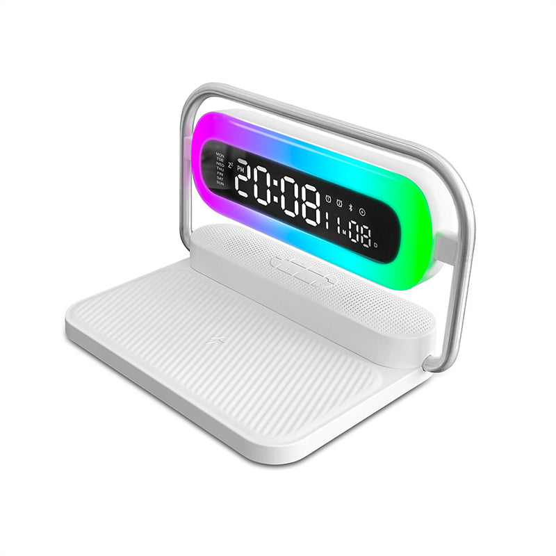 Multi-function time display Bluetooth speaker charger