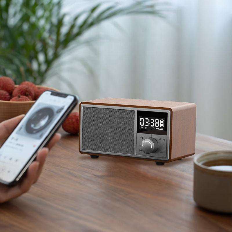 Clock radio bluetooth speaker charger