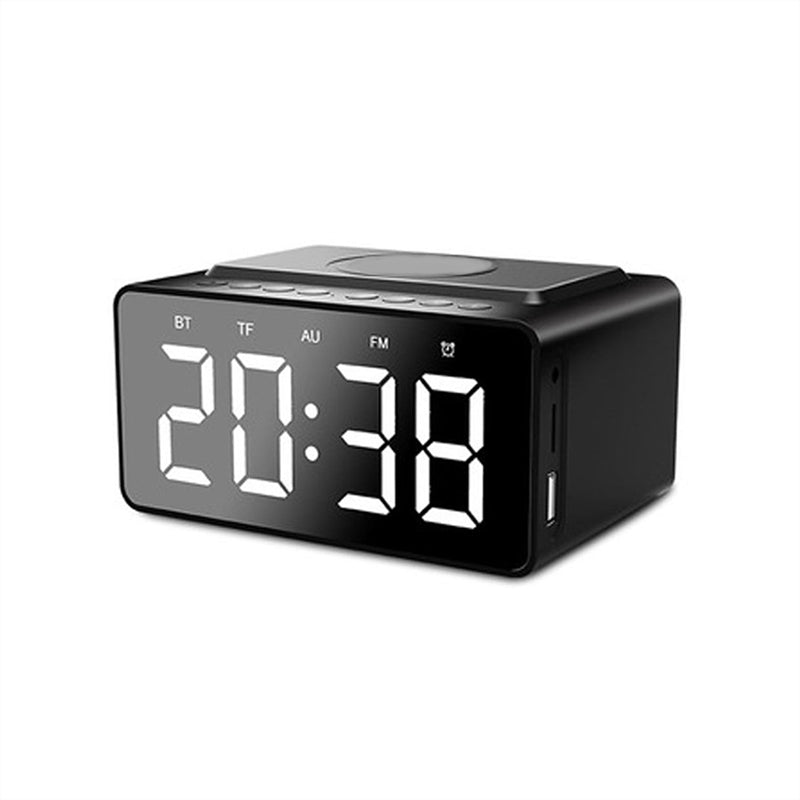 Portable wireless time display bluetooth speaker charger