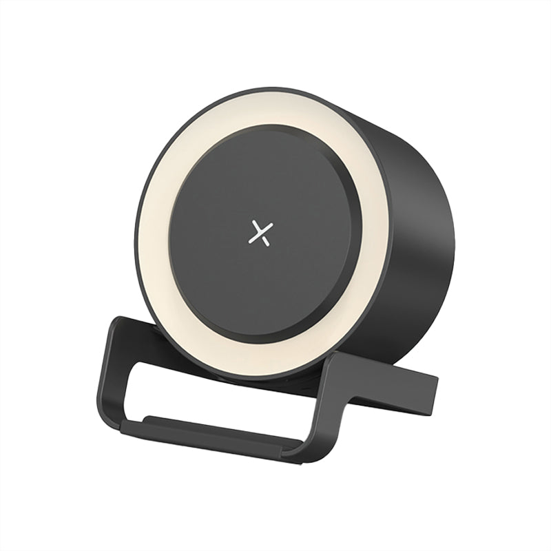 Portable wireless bluetooth speaker charger with night light