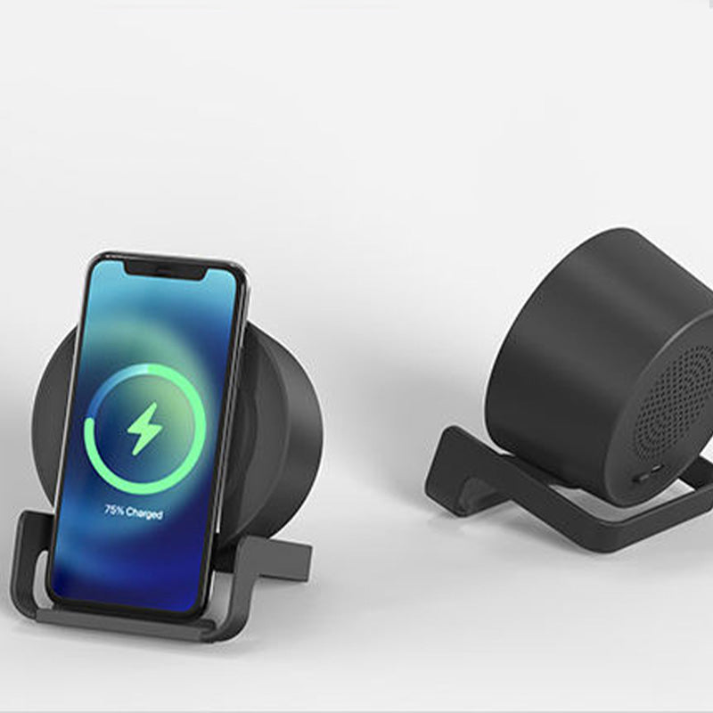 Portable wireless bluetooth speaker charger with night light