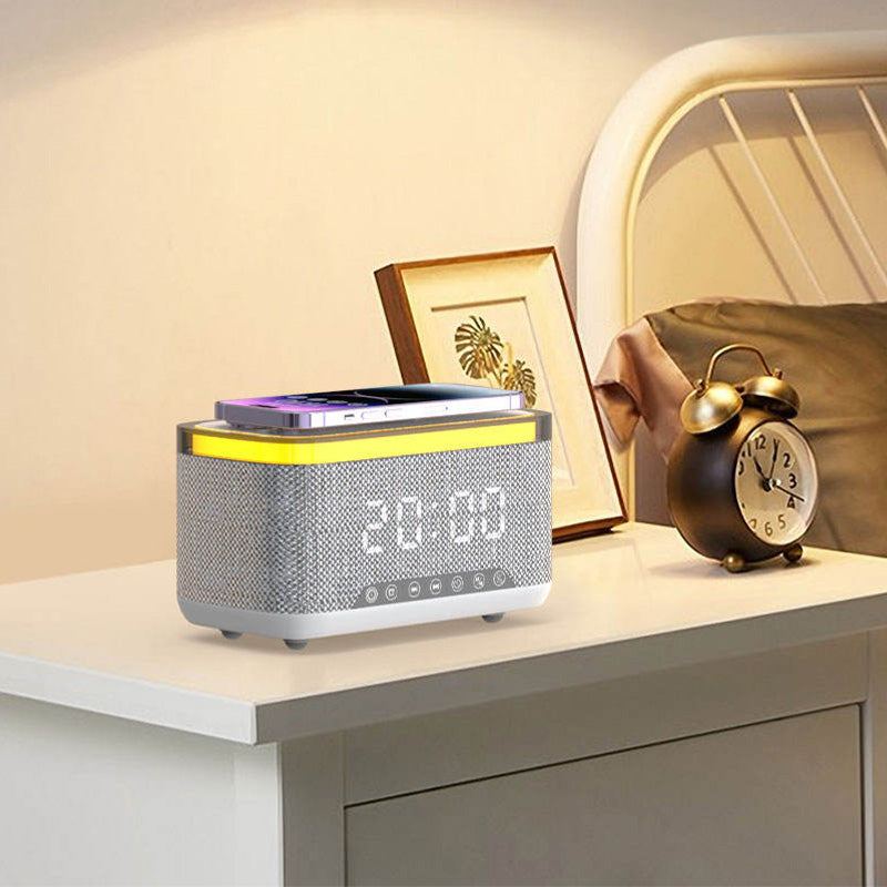Clock display wireless bluetooth speaker charger