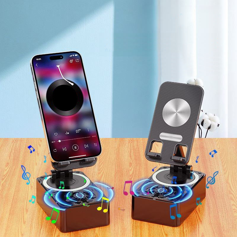 Portable mini foldable bluetooth speaker charger